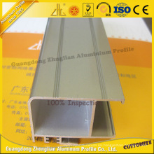 Perfil de aluminio de la protuberancia de la electroforesis anodizada de la fuente de China